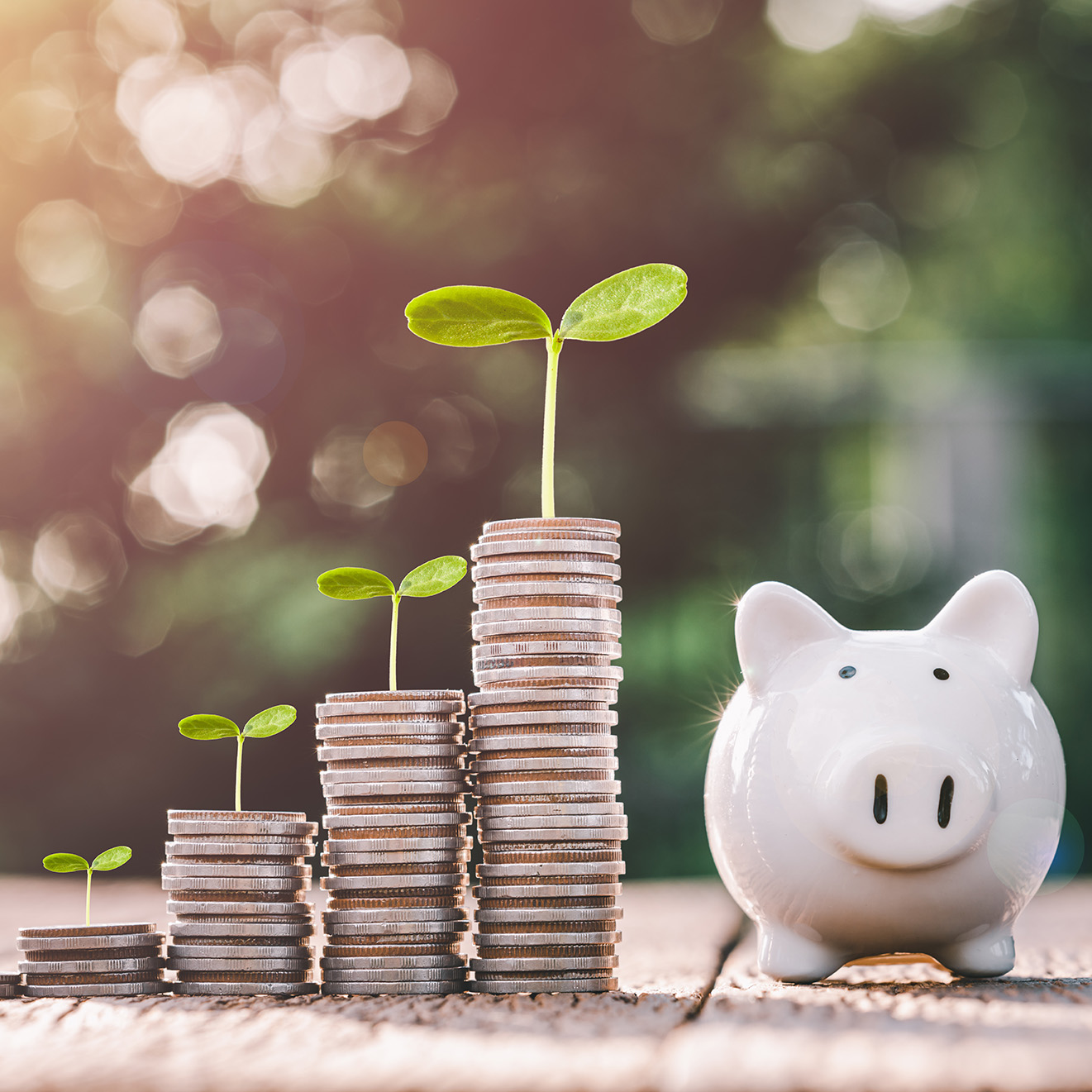 豚の貯金箱の画像